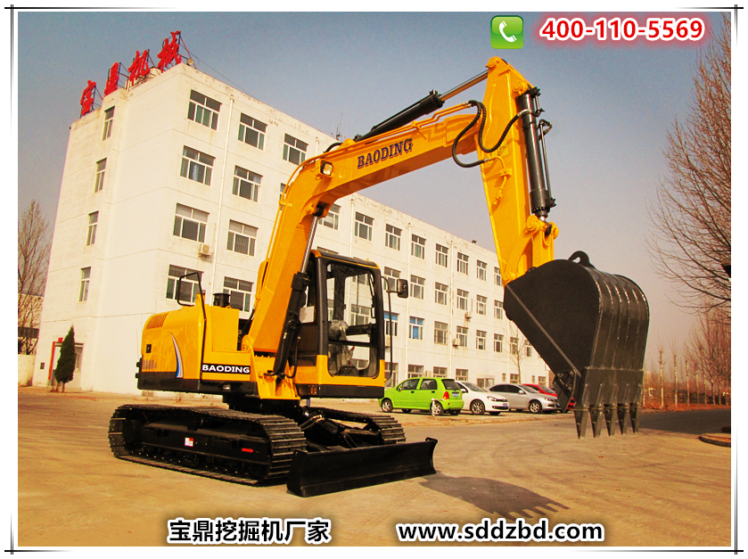 山东宝鼎履带80反铲小型挖掘机械产品