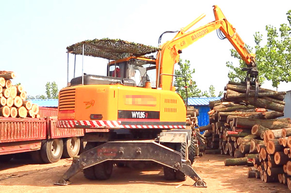 宝鼎抓木机厂家轮式抓木机产品图片