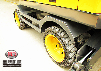 宝鼎抓机采用加重桥 宝鼎抓机采用加重桥